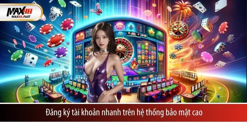 Đăng ký tài khoản nhanh trên hệ thống bảo mật cao