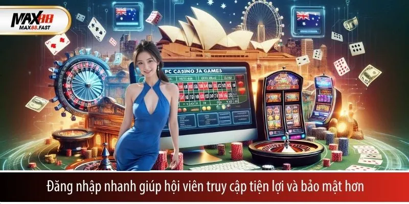 Đăng nhập nhanh giúp hội viên truy cập tiện lợi và bảo mật hơn